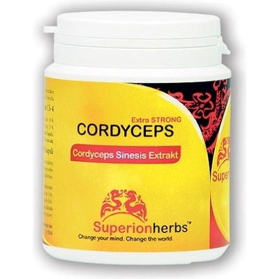 SuperionHerbs Cordyceps Extra Strong 90 kapsúl