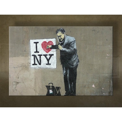Obraz na plátne Street ART – Banksy - 30x40 cm