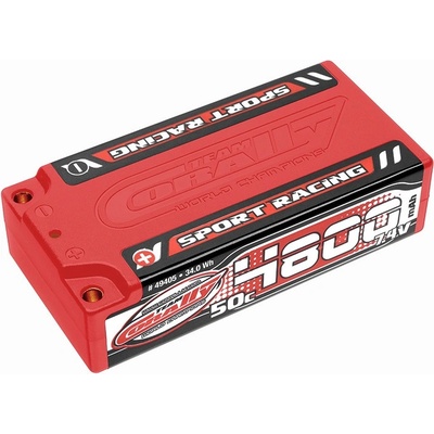 Corally Sport Racing 50C LiPo Shorty Hardcase-4800mAh-7.4 V -4mm Bullit 35,5Wh