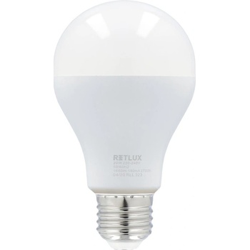 Retlux žárovka LED E27 20W A67 bílá teplá