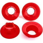 Traxxas капак на диск червен (4) (за #9572)