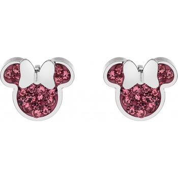 Disney ocelové pecky se zirkony Minnie Mouse E600177RPL-B.CS