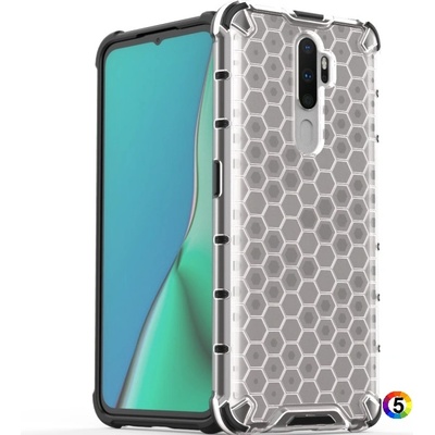 OPPO A9 (2020) / A5 (2020) Силиконов Калъф Honeycomb TPU и Протектор