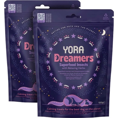Rebel Dog YORA Dog pamlsky z hmyzu Dreamers s bylinkami 100 g