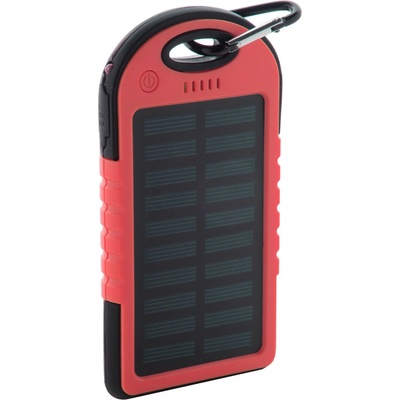 Cool Мобилна батерия Durabank Solar, 4000 mAh, червено-черна (6120120043)