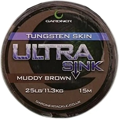 Gardner šnůra Ultra Sink Tungsten 15m 25lbs Muddy Brown – Zboží Dáma