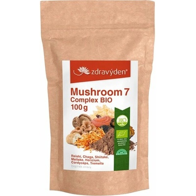 Zdravý den Mushroom 7 Complex BIO 100 g