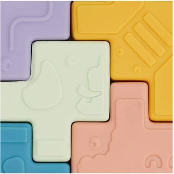 Miniland Меки сензорни блокчета Miniland - Животни, 10 части (46020)