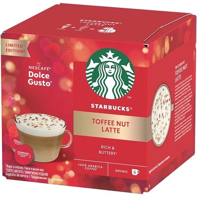 Starbucks Кафе капсула STARBUCKS® Toffee Nut Latte 12 бр. , съвместими с Dolce Gusto® (100500)