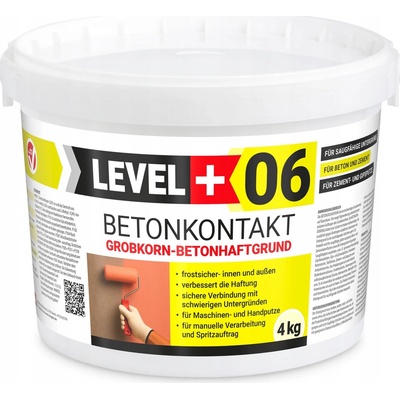Betonkontakt Level+06 4kg – Penetrace pod omítky