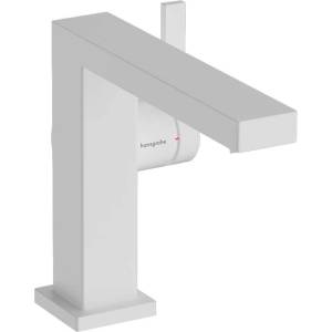 Hansgrohe Tecturis E - Смесител за умивалник с изход, CoolStart, EcoSmart, бял мат 73023700 (73023700)