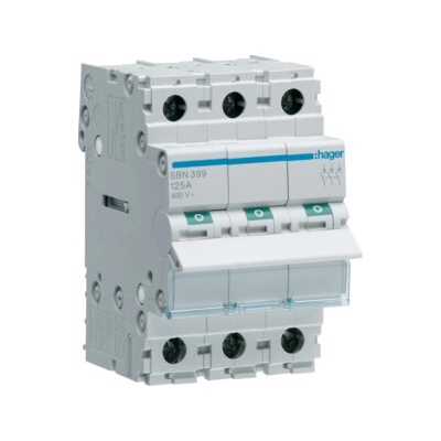 HAGER Spínač SBN399 125A 3P SBN399