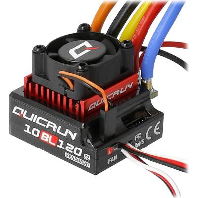 HOBBYWING Контролер сензорен Hobbywing QuicRun 10BL120G2 120A Sensored ESC 2-3s HW30125002 (HW30125002)
