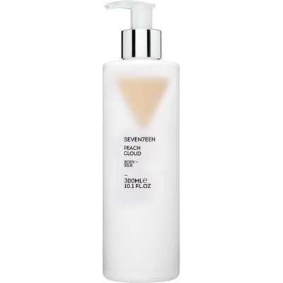 SEVENTEEN Body Silk Peach Cloud - Хидратиращо мляко за тяло с блестящи частици 300мл