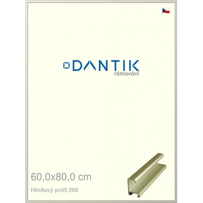 DANTIK rámeček 60 x 80 profil 7269 zlatá matná