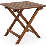 Casaria Vitek 100030 Odkladací stolík z akáciového dreva 46x46cm