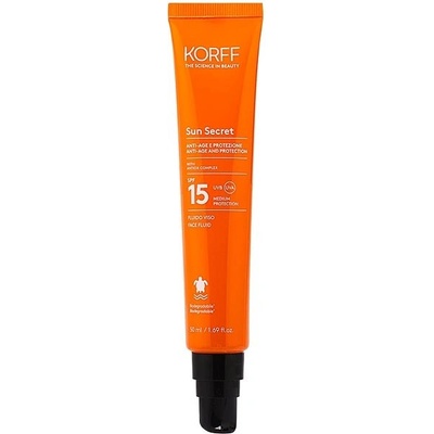 KORFF Sun Secret Pleťový fluid SPF 15 50 ml