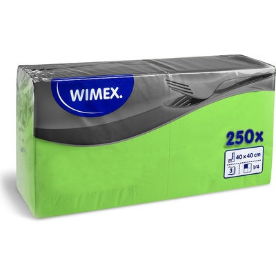 Wimex Ubrousek PAP FSC Mix 3V žlutozelený 250ks 40x40cm