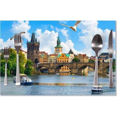 Sablio Prestieranie Praha Karlov most 2 40x30cm