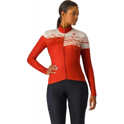 Castelli Unlimited Thermal 2 W LS Red ochre/Silver moon