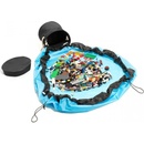 CoZy Hracia podložka a vak na hračky 2v1 Modrá