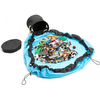 CoZy Hracia podložka a vak na hračky 2v1 Modrá