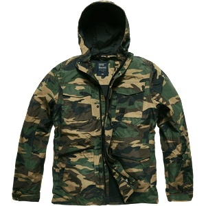 Vintage Industries Яке Vintage Industries Levin, камуфлаж в гората (30103.woodlandcamo)