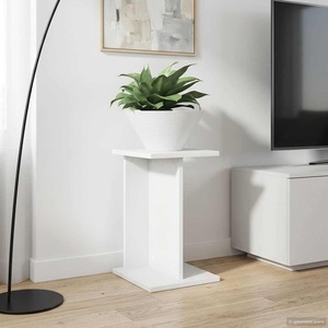 vidaXL Стойка за растения 2 бр. Бяло 25 x 25, 5 x 40, 5 см (899675)
