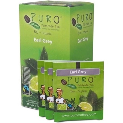 Puro Černý čaj Earl Grey Fairtrade Bio 25 x 1,5 g