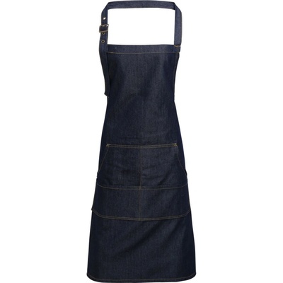Premier Zástěra PR 126 s laclem denim COT-390126m1499 Denim indigo