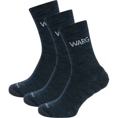 Warg Sada ponožiek Endurance Merino 3-pack zelená