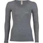 Engel Дамско мериносово термобельо Engel Women's Shirt L/S Everyday base layer - Schiefer - размер 34/36 (EU) (115-1153-0412)