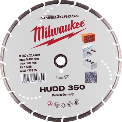 Milwaukee Diamantový rezací kotúč hudd 350 4932471985