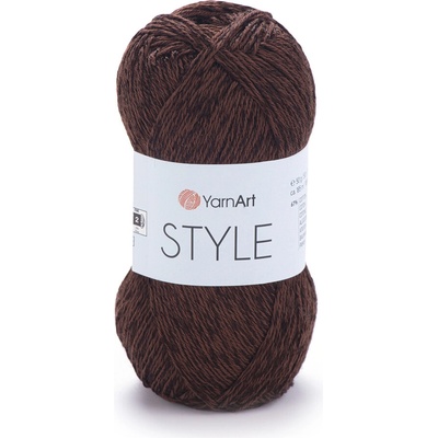 Yarn Art příze Style 672 hnědá