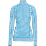 Kari Traa Дамско мериносово термобельо Kari Traa Women's Smekker Half-Zip Merino base layer - Ocean II - размер XL (115-1318-1915)