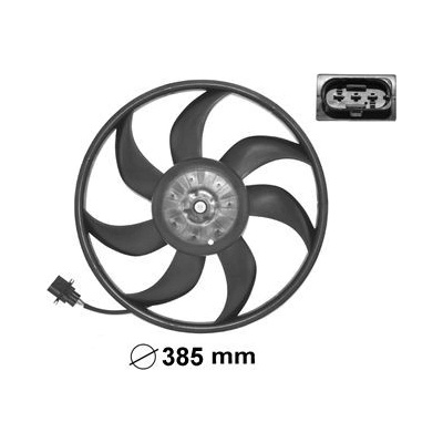 Větrák, chlazení motoru VAN WEZEL 5827745
