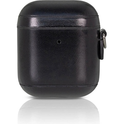 Torrii Защитен калъф Torrii Leather Case за Apple Airpods / Apple Airpods 2, естествена кожа, черен (TOR-AP-01)