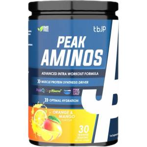 tbJP Peak Aminos | with Peak O2 & Aquamin [570 грама] Портокал и манго