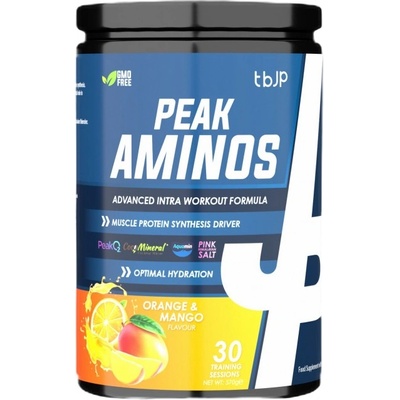Trained by JP Peak Aminos | with Peak O2 & Aquamin [570 грама] Портокал и манго