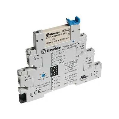 FINDER Vazební člen 38.21.0.024.9024, 1Z/2A/24V DC, 24V AC/DC