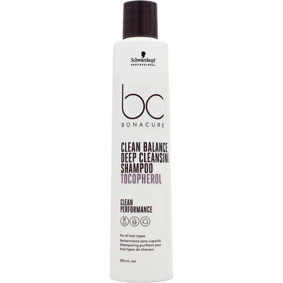 Schwarzkopf BC Bonacure Clean Balance Deep Cleansing Shampoo 250 ml