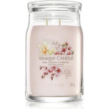 Image 1 of Yankee Candle Pink Cherry & Vanilla ароматна свещ Signature 567 гр