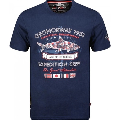 Geographical Norway tričko pánské J-SHARK men tmavě modrá – Hledejceny.cz