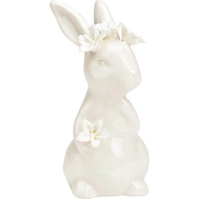 Textilomanie Porcelánový zajačik LILY BUNNY 12 cm biely