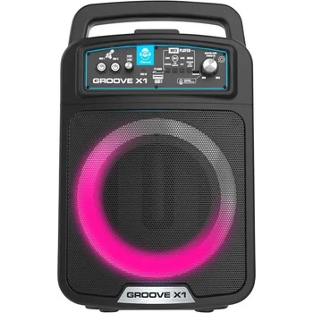 iDance Преносима тонколона с LED светлини и микрофон, Groove-X1 - iDance
