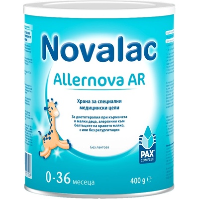 Medis Адаптирано мляко Novalac - Allernova AR, 400 g (3831061012308)