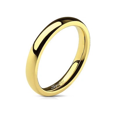 Šperky4U Ocelový prsten pozlacený OPR1495