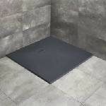Radaway Kyntos C квадратно композитно душ корито 80x80 см антрацит (HKC8080-64)