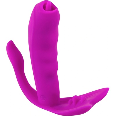 Javida Licking Panty Vibe with Remote Purple