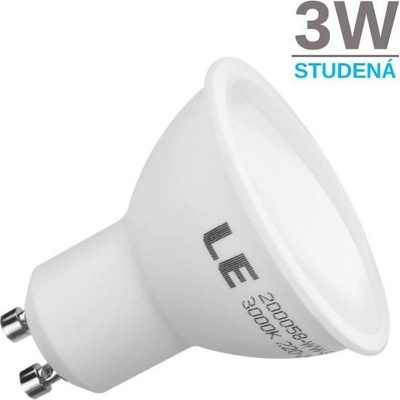 Berge LED žárovka 3W 5xSMD2835 GU10 260lm Studená bílá